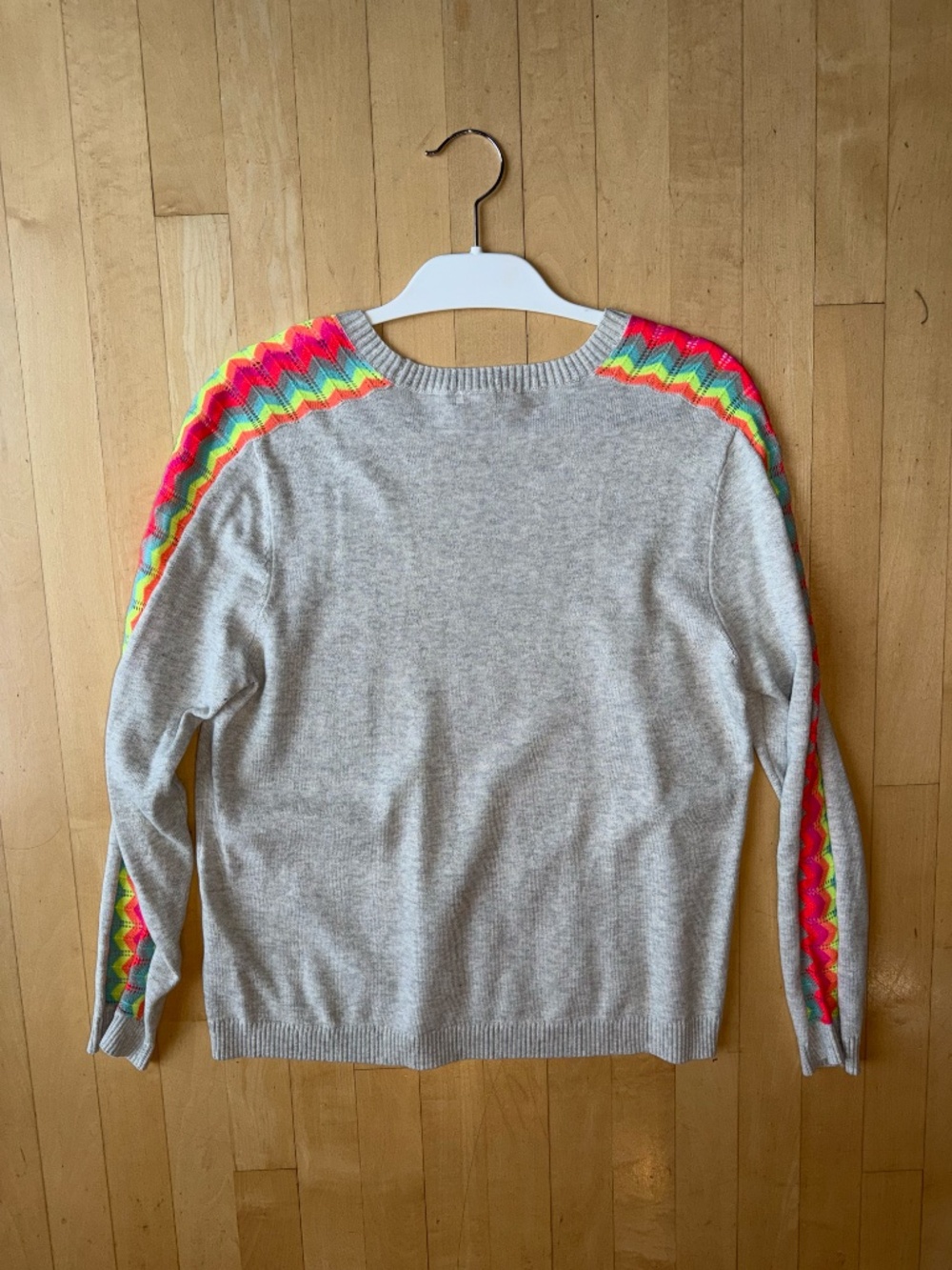 Lisa Todd Neon double vision sweater, M, CB2644 - Picture 2 of 4